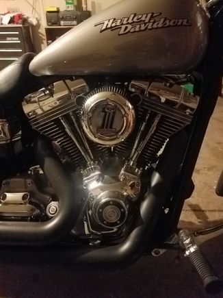 SE stage I backing plate, k&n filter, HD A/C cover.