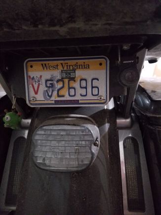 As you can see a straight on view of the camera.