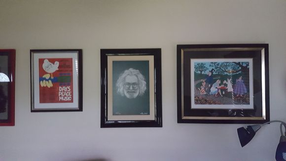 Here you are riteway. Center and right are sigmed by Grace on the back. The Garcia print is from when i met her at an art gallery signing.
