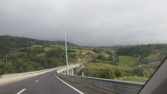 Heading west