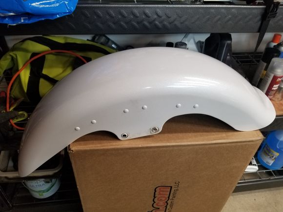 Front fender in White Hot Denim