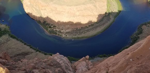 Looking down!