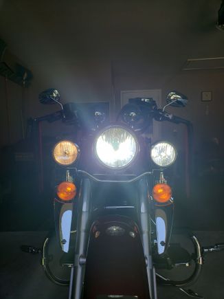 LED running lights. Stock left, LED right.
Love 'em!