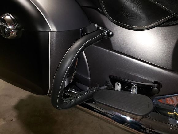 Saddlebag guard wraps. Sorry guys, I did not have any pics where they were installed on a Harley-Davidson. If you decide to order, please email me your photos.