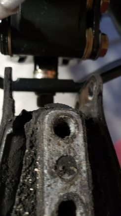This is old mount compared to new mount. About same width. 