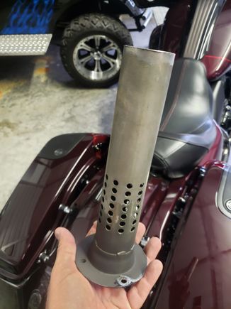 I cut one of the inserts and installed it in the right muffler, installed the full inseet in the left muffler.  Havent got to ride it yet but it did make a noticeable difference in sound for the better.  Now just windering if i should cut the left insert as well.