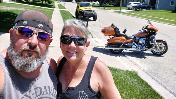 The wife and I took a ride today.
