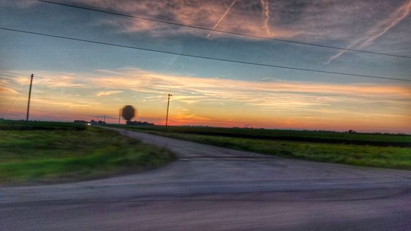 I love riding as the sun sets.
