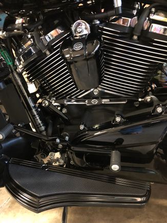 Harley black anodized shift linkage 