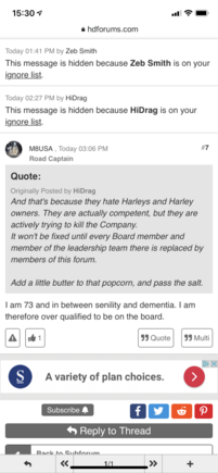 Ignore. Great feature. Too bad quotes show up. 