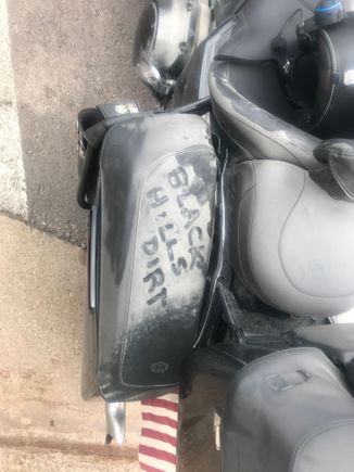 Decided to take what looked like a fun curvy road to crazy horse, ended up being a thick dirt road that went on for 30+ miles