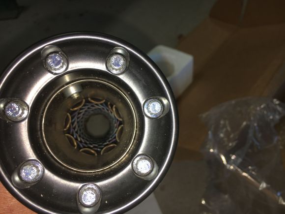 This is the core removed from the housing, and you can see it is pretty much a straight pipe.