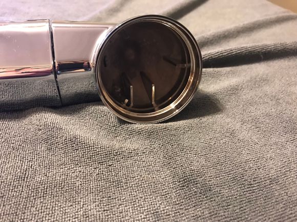 Note - gutted, no bulb socket or wire