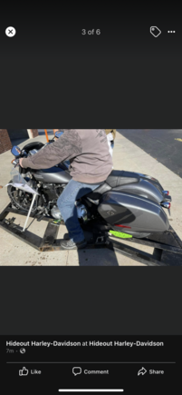 Looks like a sport glide that finally got painted bags