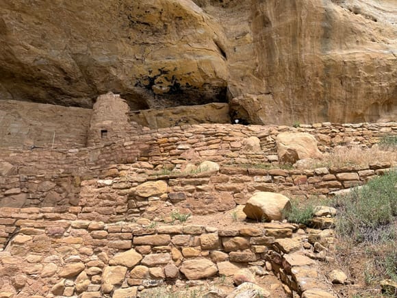 Pueblo ruins in Mesa Verde 