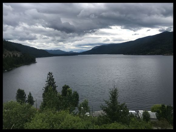 … Christina lake, just a bit east of Grand Forks… Stopped here for lunch.