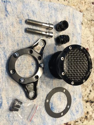 Roland Sands Design velocity stack LIKE NEW for $200. MSROnis $460!  Get maximum air flow with this!