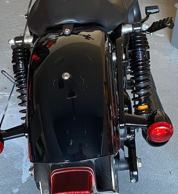 Here is the rear of my bike