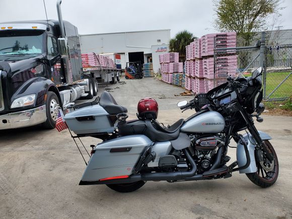 Nothing fancy, just a loading area.