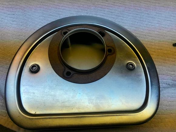 Plugged original tubing hole with set screws