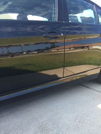 The house you see is across the street.
