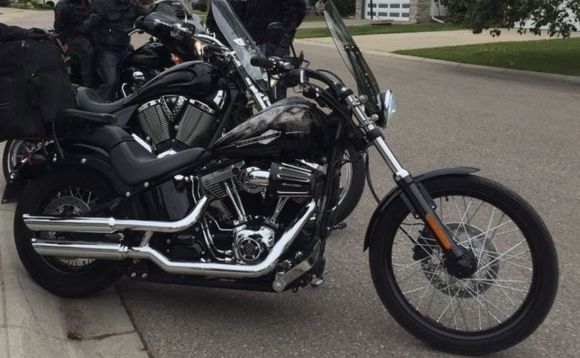 Setup for touring with backrest, windshield and butty buddy passenger seat.