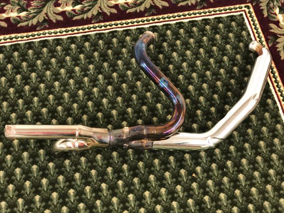 Head pipe assembly with heat shield