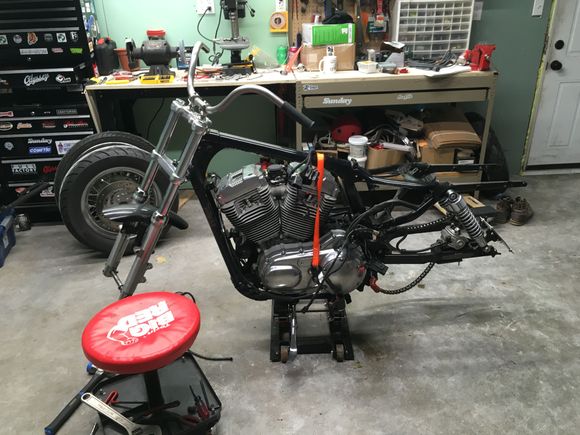 Rear fender, front controls