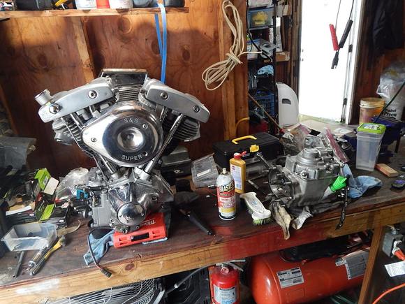 Prepping the old beauty for a cleaning and polishing (black case paint already stripped)