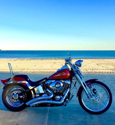 How she sits currently ...I’m thinking of making some changes over the winter...Maybe going apes, swept pipes and a few colorful adds