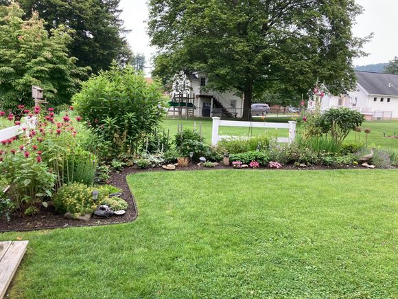 She puts a lot of energy into garden