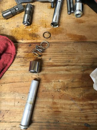 Disassembled the pushrod cover to replace the inside o ring.