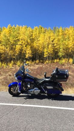 Yeah, I know it's not a softail but it's two tone blue.