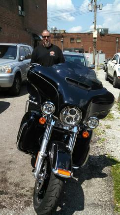 In the parking lot at work with the Limited