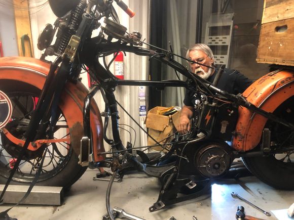 Kelly Modlin (not pictured) at Twisted OZ Museum in Augusta KS loaned me a running WLA motor.