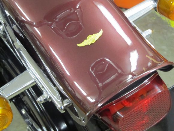  Medallion installed . . 