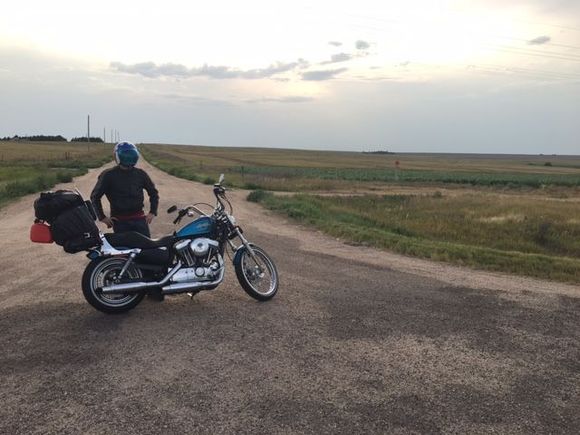 Kansas!!!!! while traveling to our camping spot for the night we decided to take a break and enjoy The Great Plains.