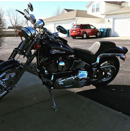 The rare moon glow blue paint job