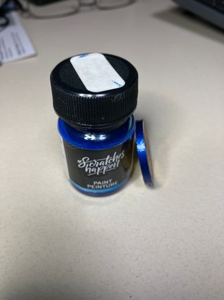 OEM color match for Pacific Blue Pearl from Scratches Happen. 