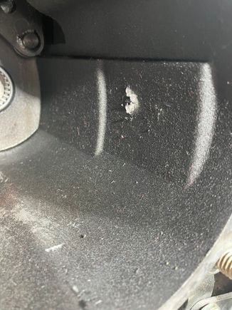 Then I had to clearance a little bit. Not uncommon.