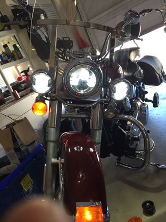 After (switched bulbs to see if it was an electrical issue or not.  It was working on turn signal, but not running - it's a bulb issue)