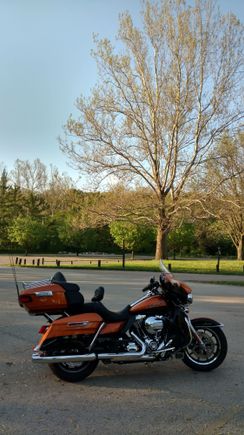 Pit stop at White Pines State Park.