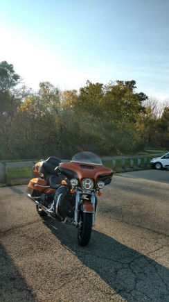 It hit 52° and the sun stayed out, until it set.