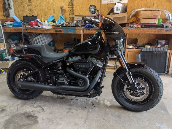 Not today but yesterday, installed Road Warrior fairing
