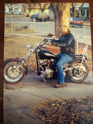 My '77, sometime in the late 80's.

