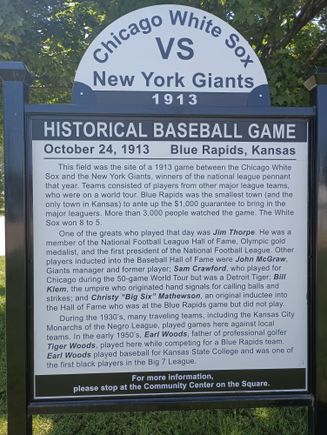 Blue Rapids Kansas, population 900 has a fascinating history.