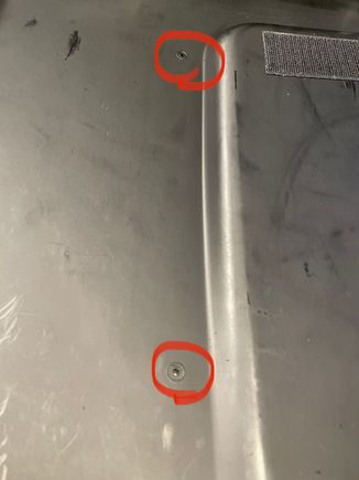 Underside of the Tour Pak lid...