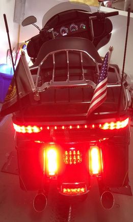 This pic doesn't really do justice to how much brighter the Fillerz are than the HD LEDs...