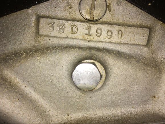 Engine Number Stamping