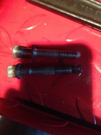 Inner primary bolts w/ silicone
